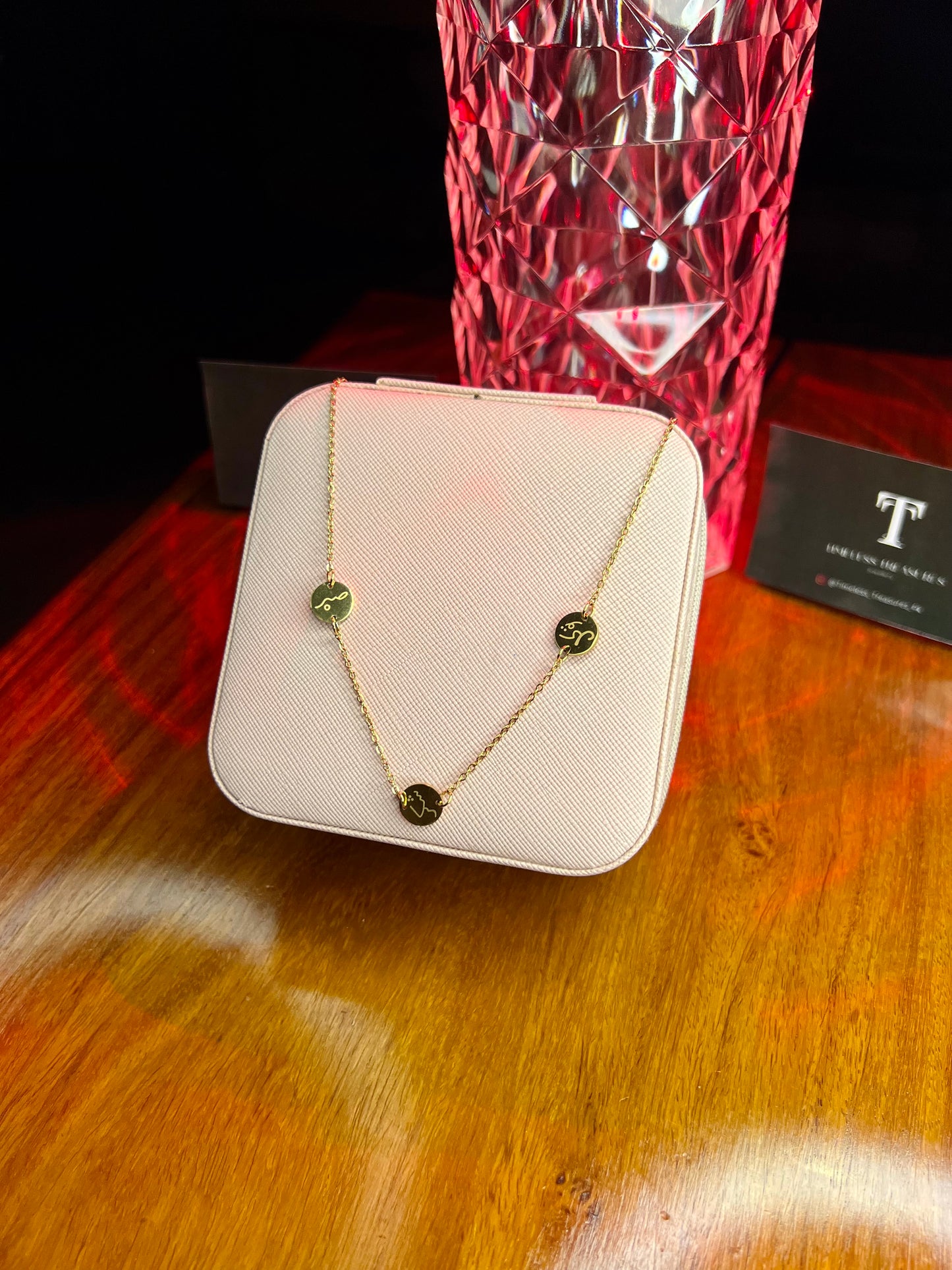 Premium Quality Stainless Steel 18k Sabar | Shukar | Tawakal | Gold Necklace