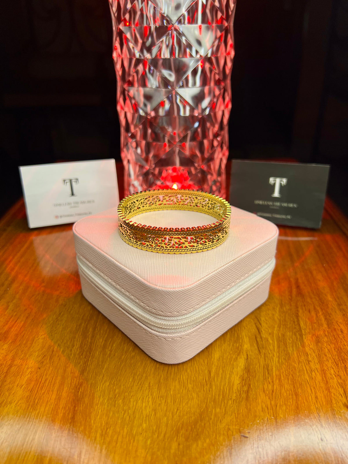 Premium Quality Stainless Steel 18k Vintage Royal Cuff