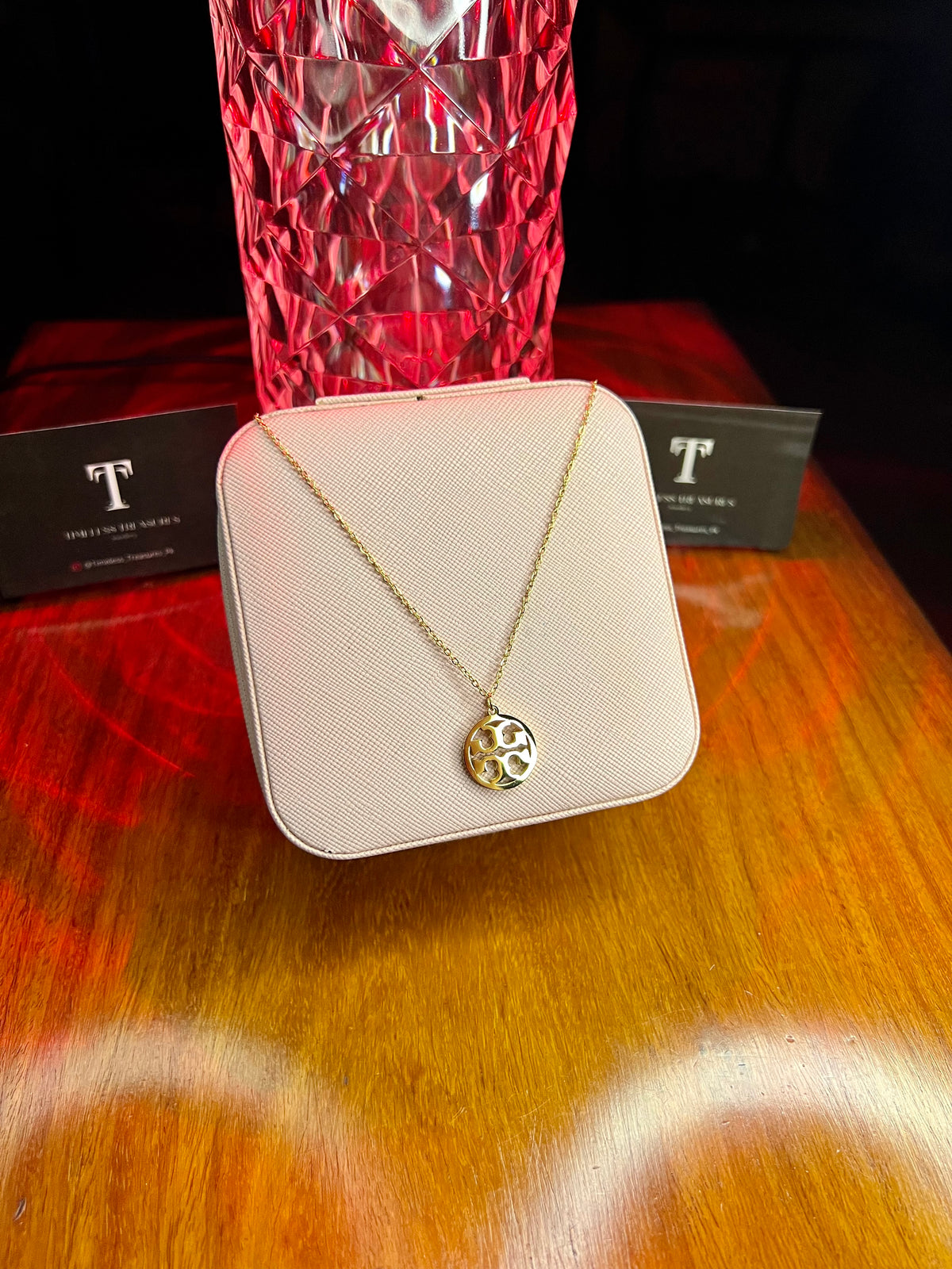 Premium Quality Stainless Steel 18k Golden Burch Luxury Necklace