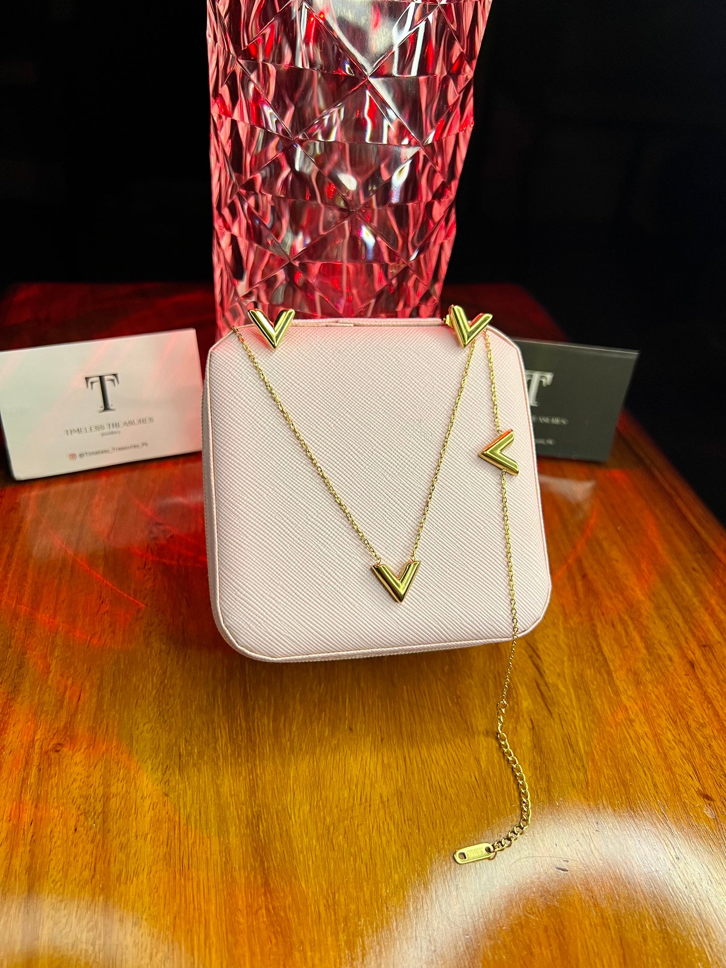 Premium Quality Stainless Steel 18k Vencia Shine 3pc Complete Set