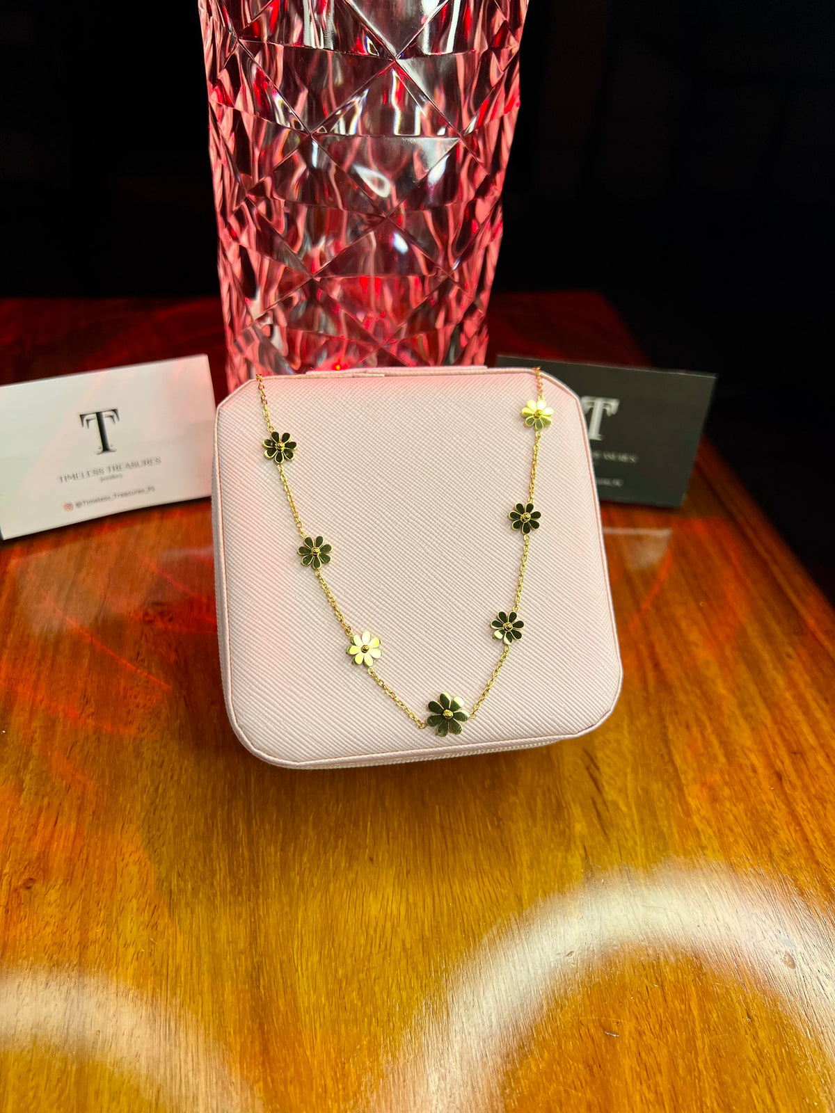Premium Quality Stainless Steel 18k Blossom Luxury Necklace