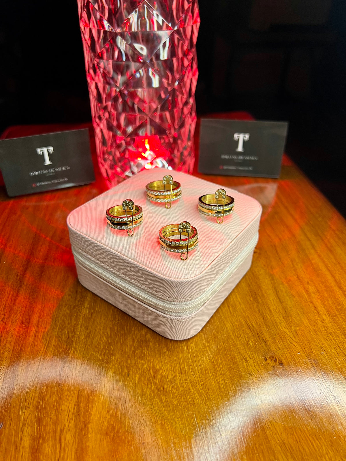 Premium Quality Stainless Steel 18k Elite Prism Ring