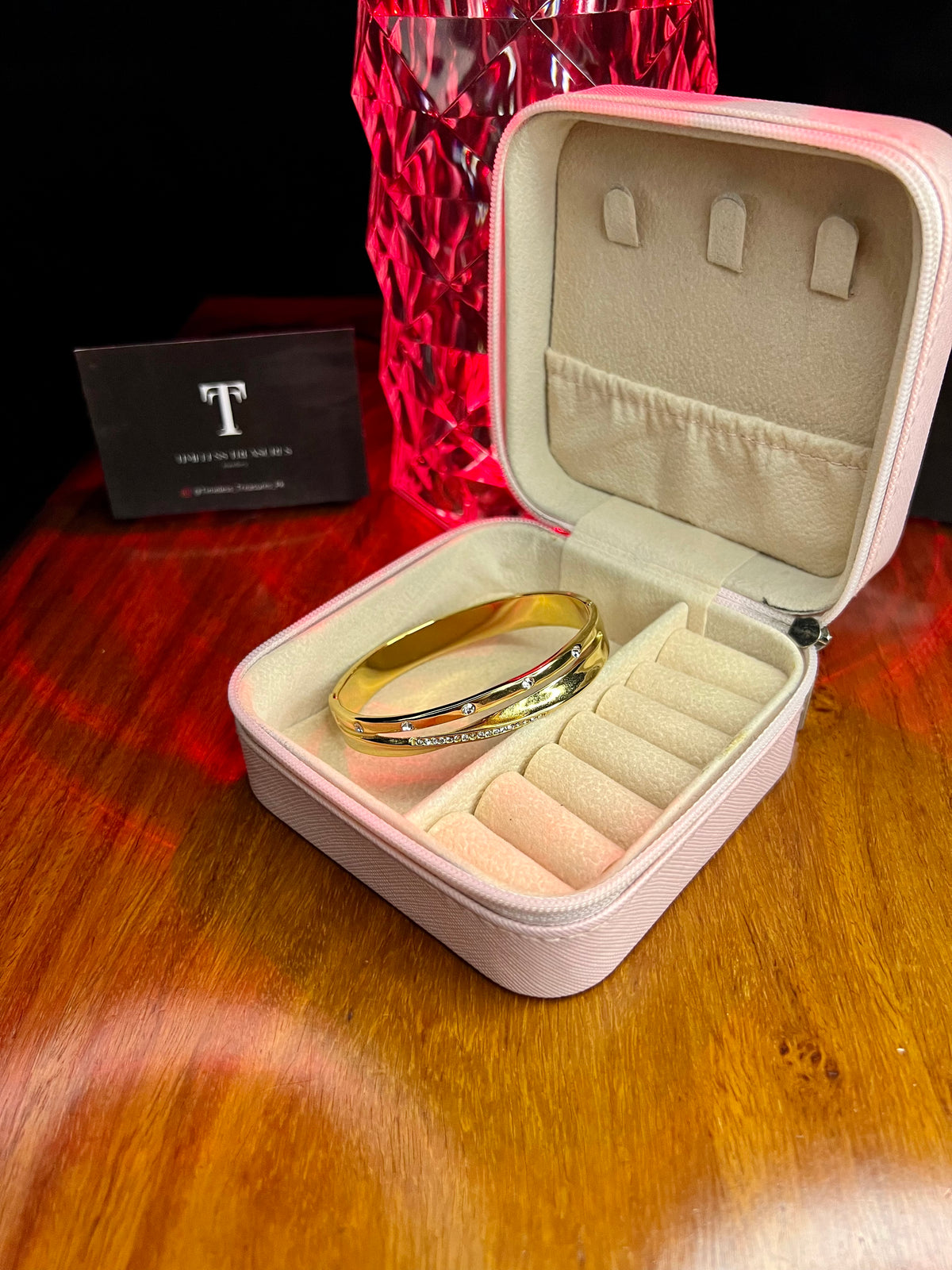 Premium Quality Stainless Steel 18k Rina Curve Handcuff