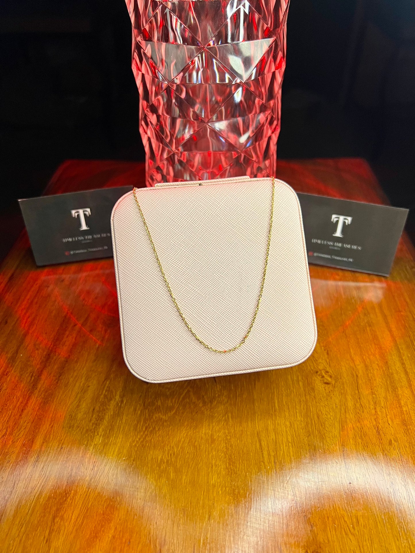 Premium Quality Stainless Steel 18k Minimal Gold Chain