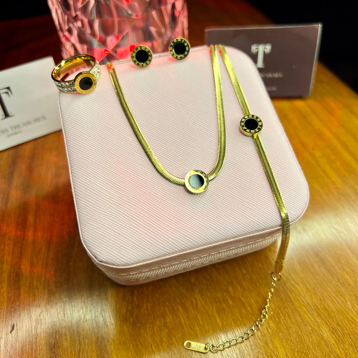 Premium Quality Stainless Steel 18k Roman 4pc Set
