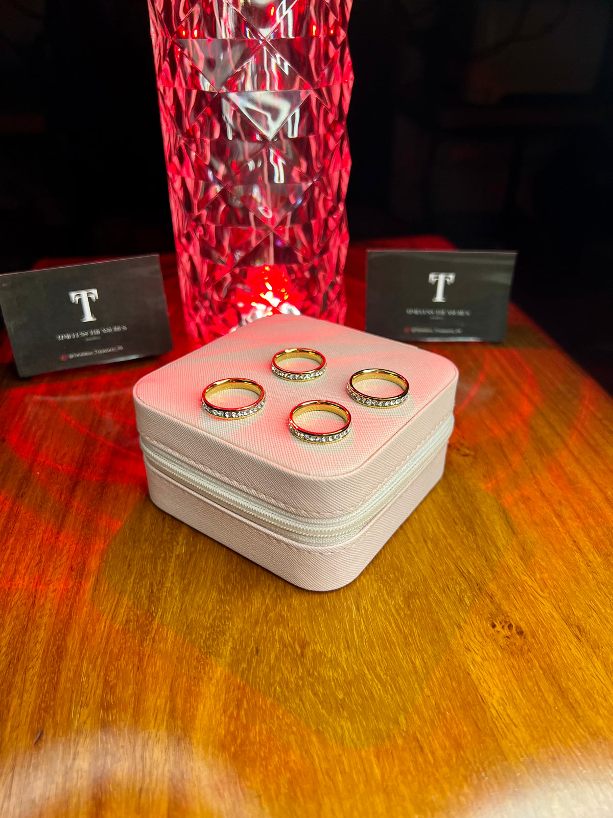 Premium Quality Stainless Steel 18k Solara Shine Ring