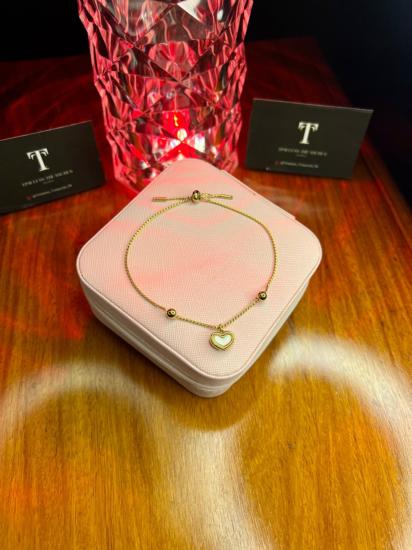 Premium Quality Stainless Steel 18k Heart Of Elegance