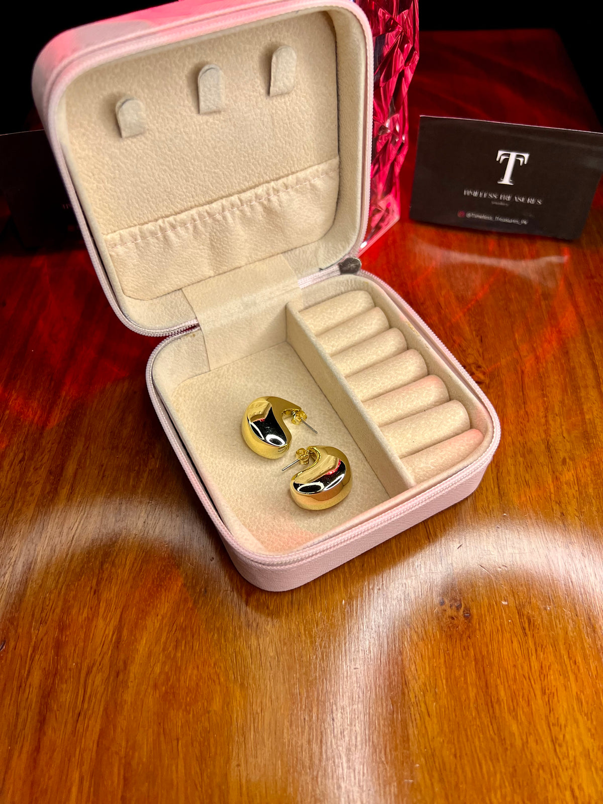 Premium Quality Golden Plastic Hoops D1