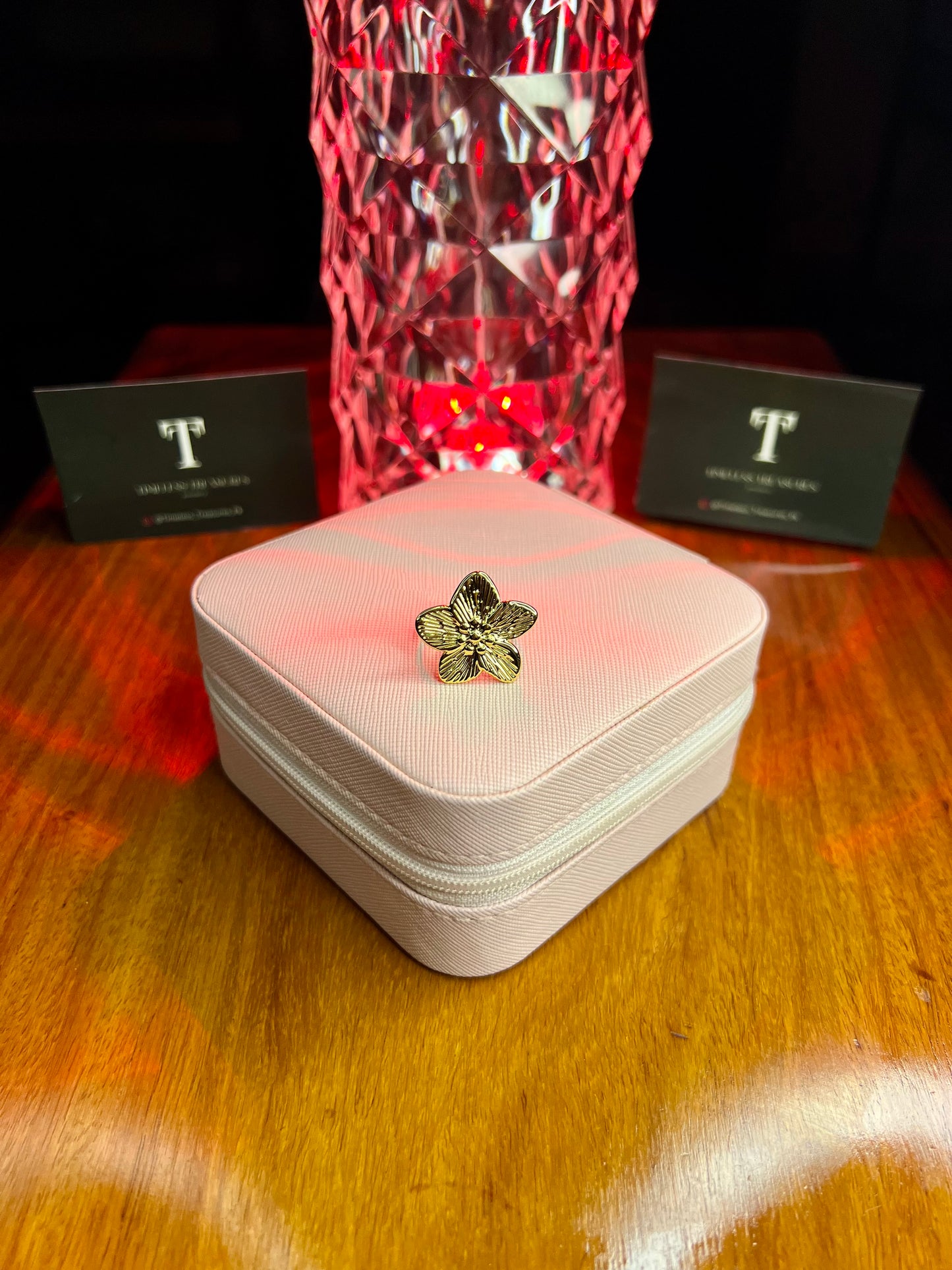 Premium Quality Stainless Steel 18k Gold Plated Rings Collection (Adjustable)