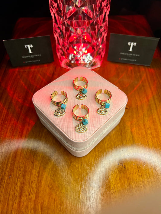 Premium Quality Stainless Steel 18k Mystic Aurelia Ring