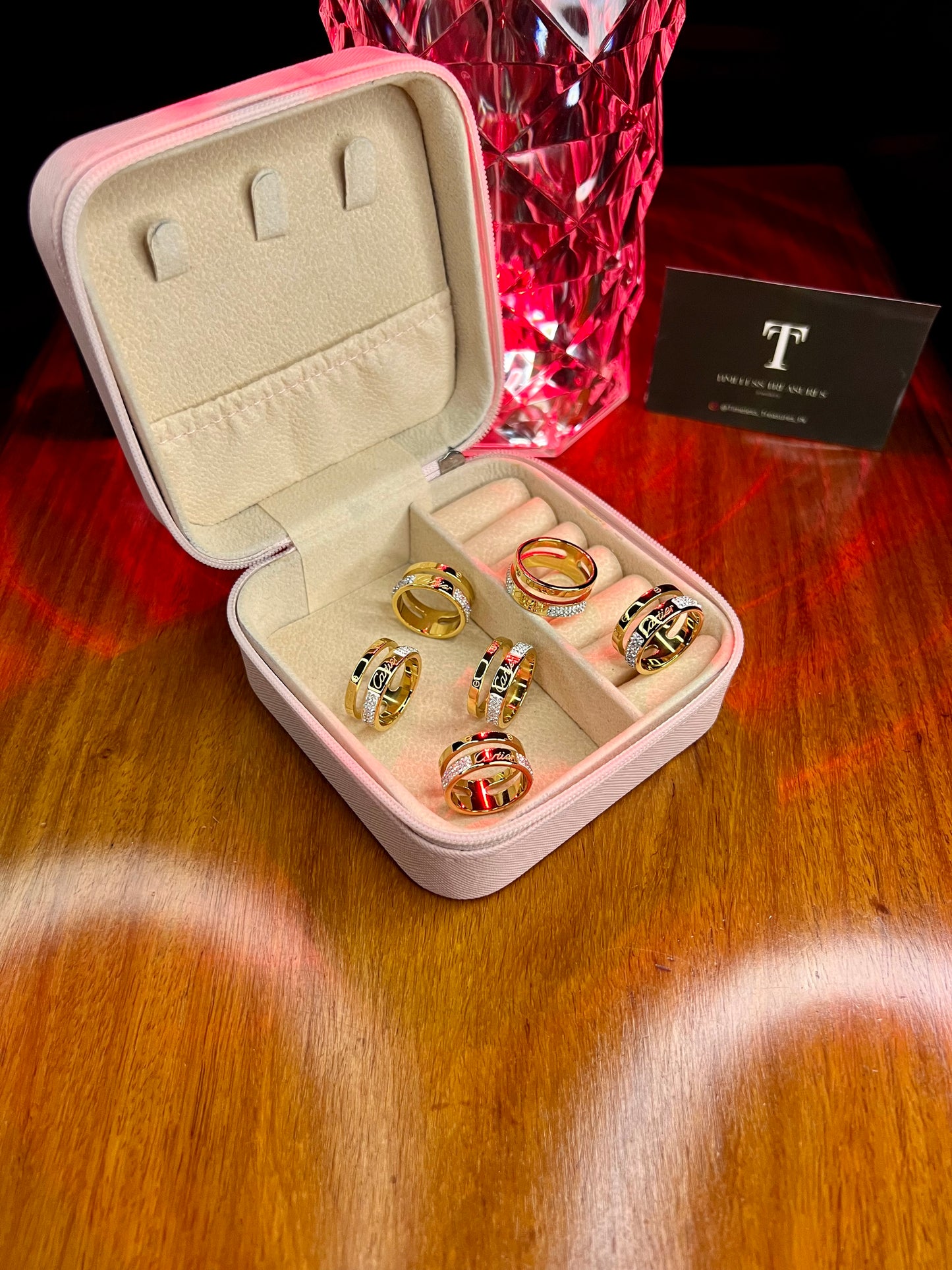 Premium Quality Stainless Steel 18k Royal Vow Ring