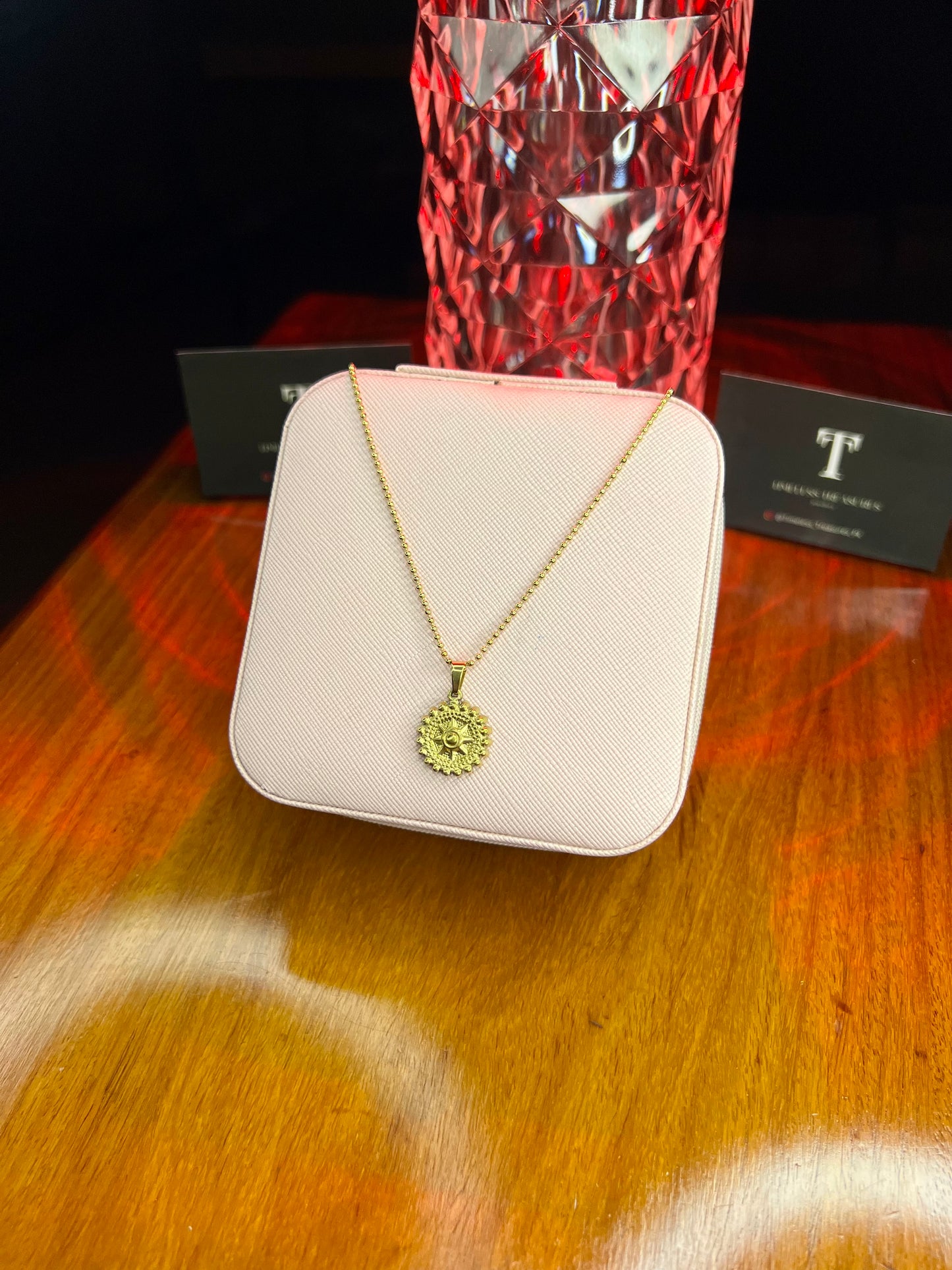 Premium Quality Stainless Steel 18k Solar Gold Necklace