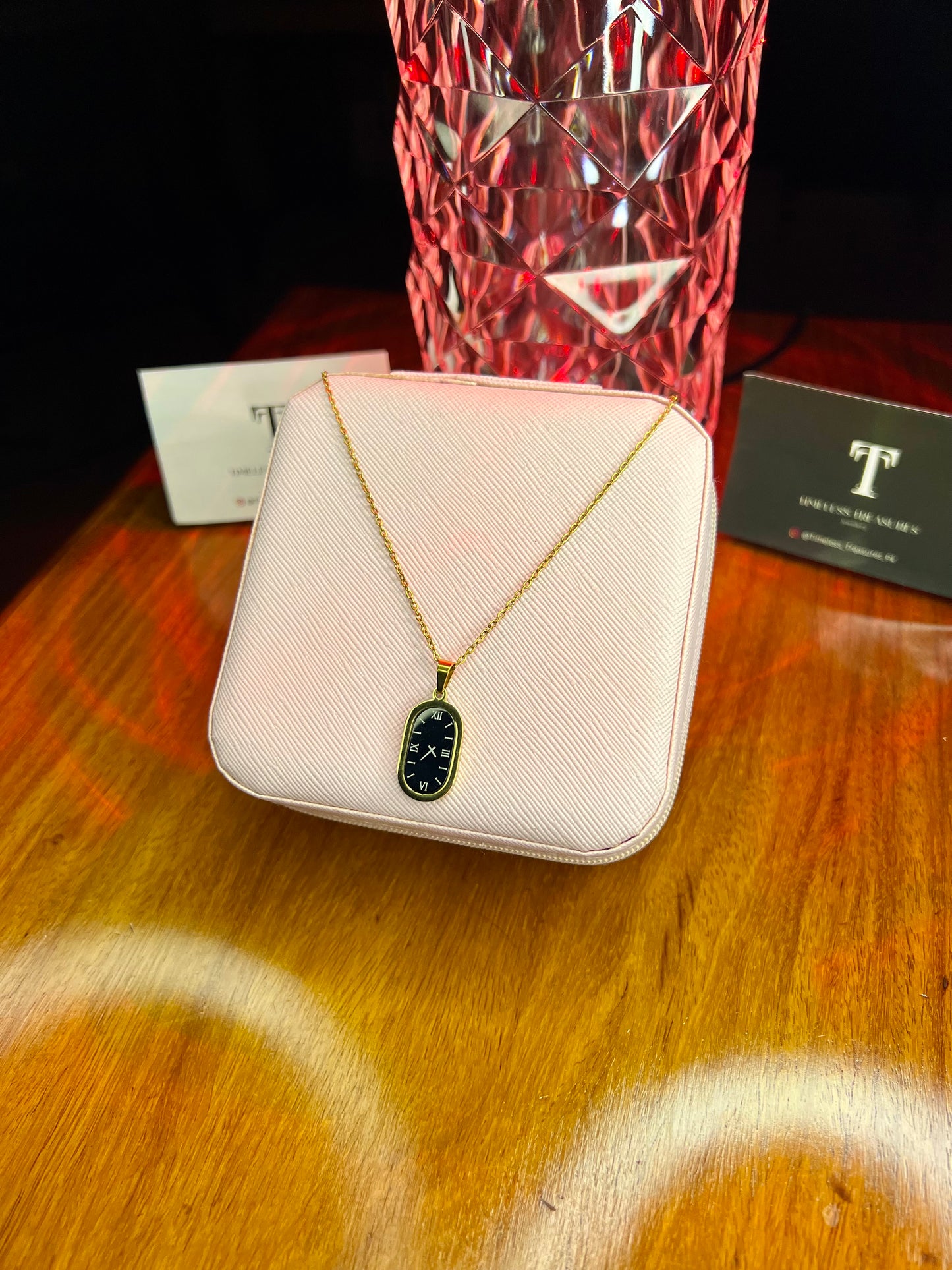Premium Quality Stainless Steel 18k Timless Watch Necklace