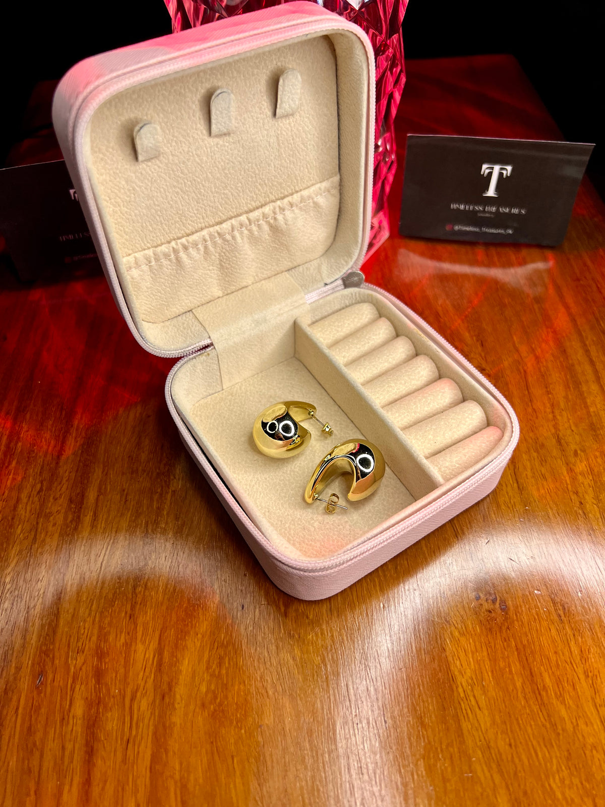 Premium Quality Golden Plastic Hoops D2