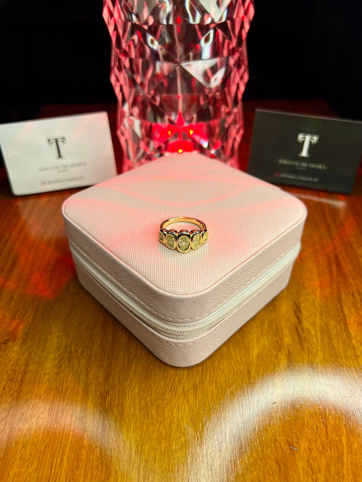 Premium Quality Stainless Steel 18k Gold Plated Rings Collection