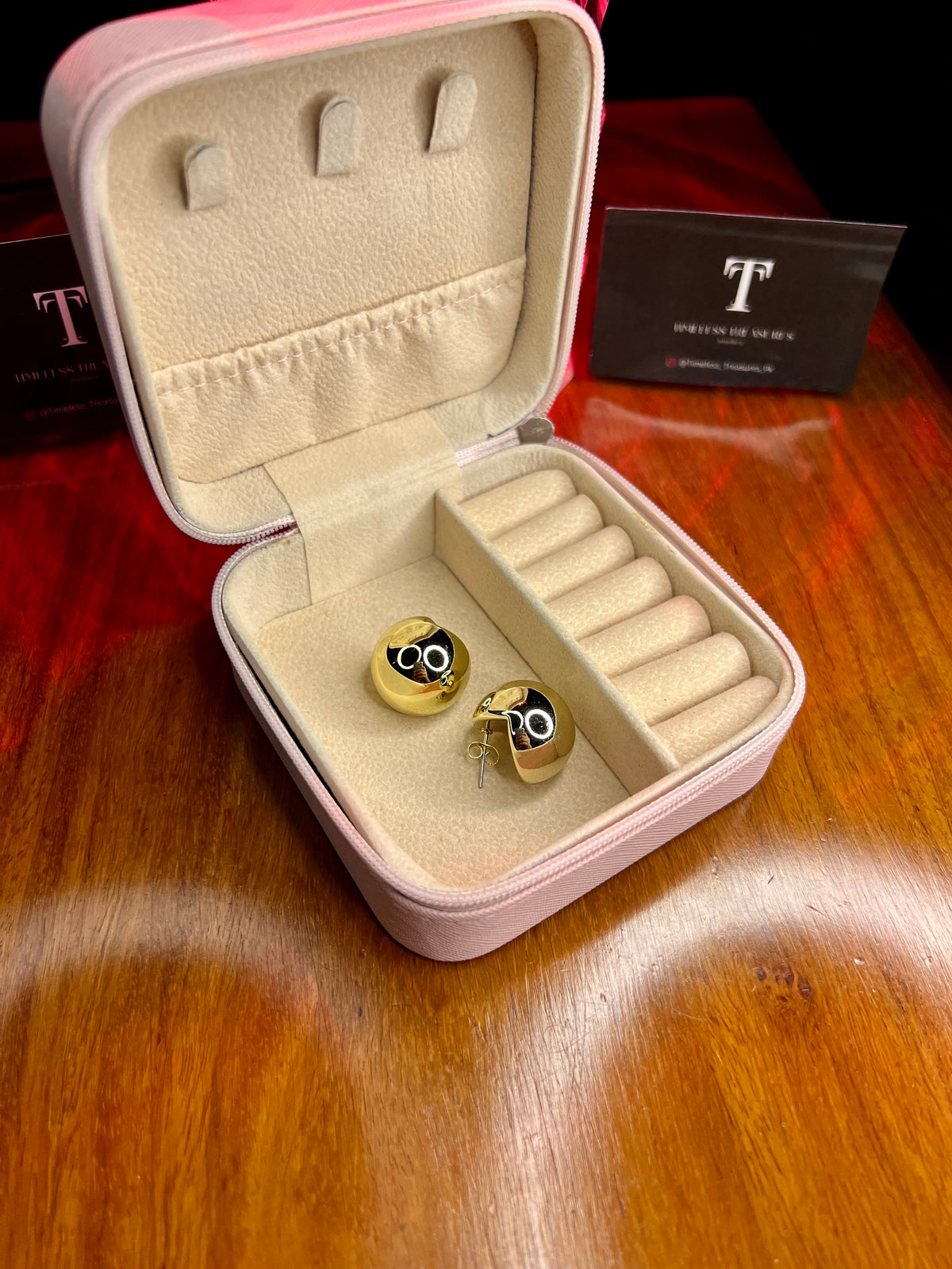 Premium Quality Golden Plastic Hoops D4