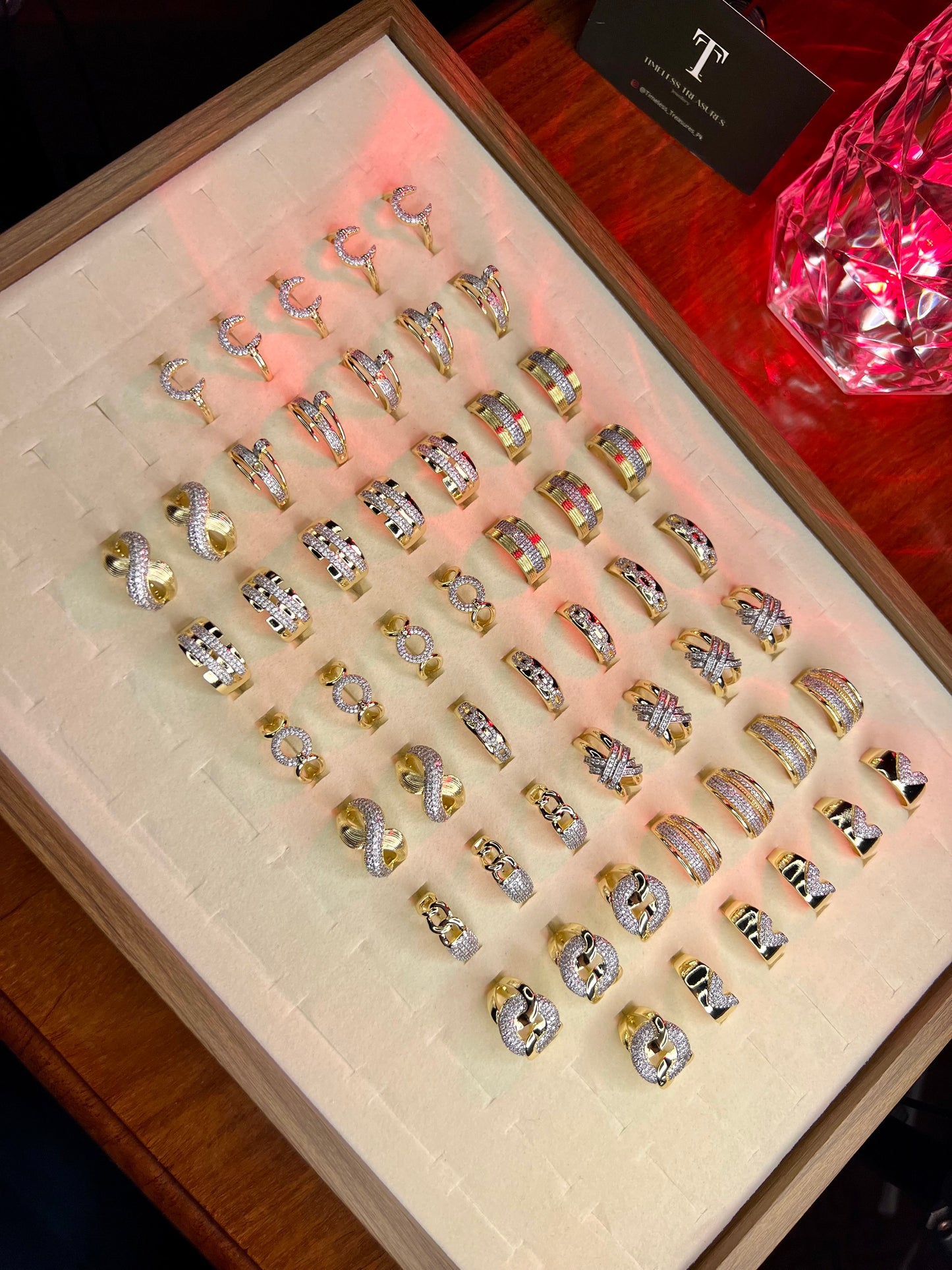 Premium Quality Timeless Shine Micro Zircon Egyptian Rings