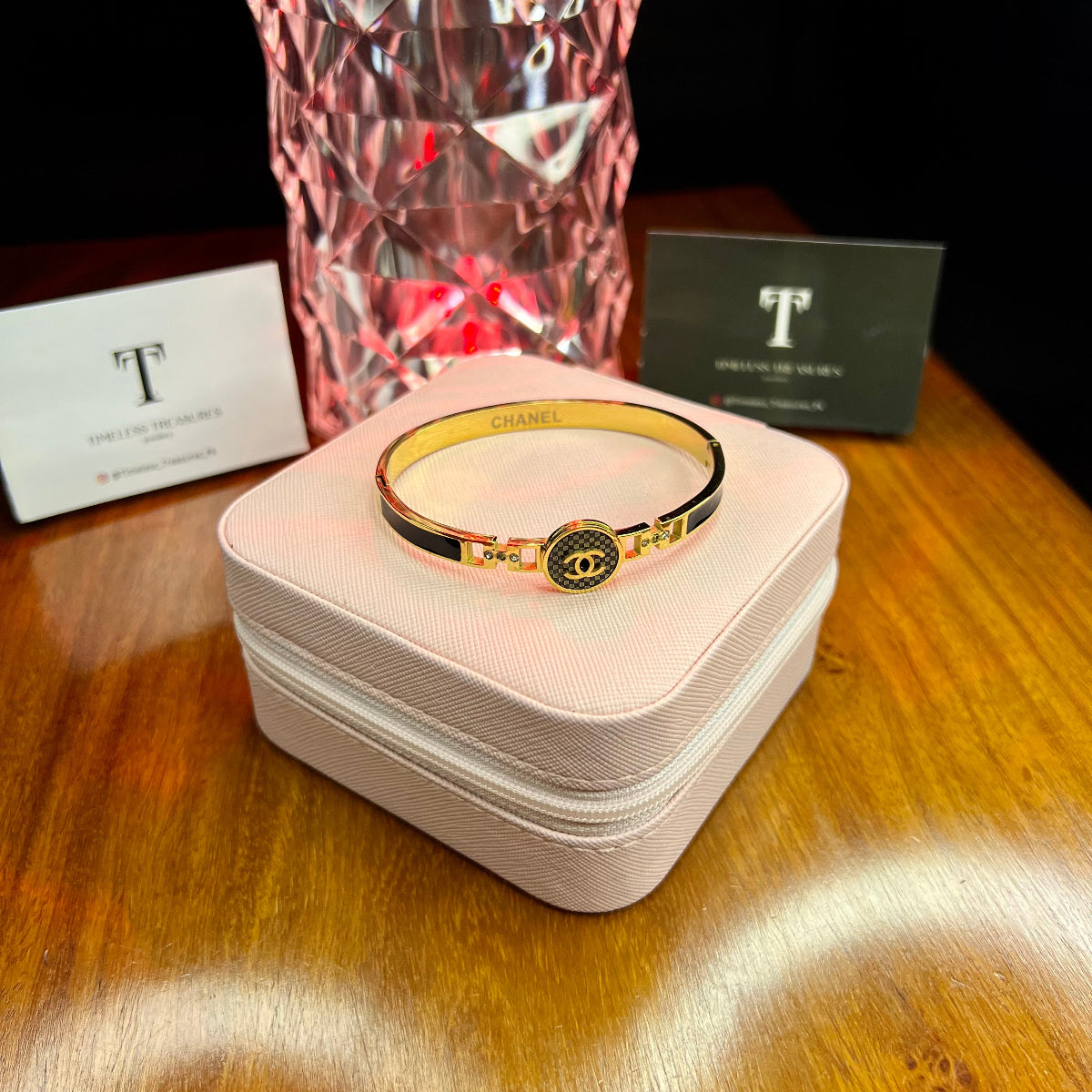 Premium Quality Stainless Steel 18k Chanel Luxury Handcuff
