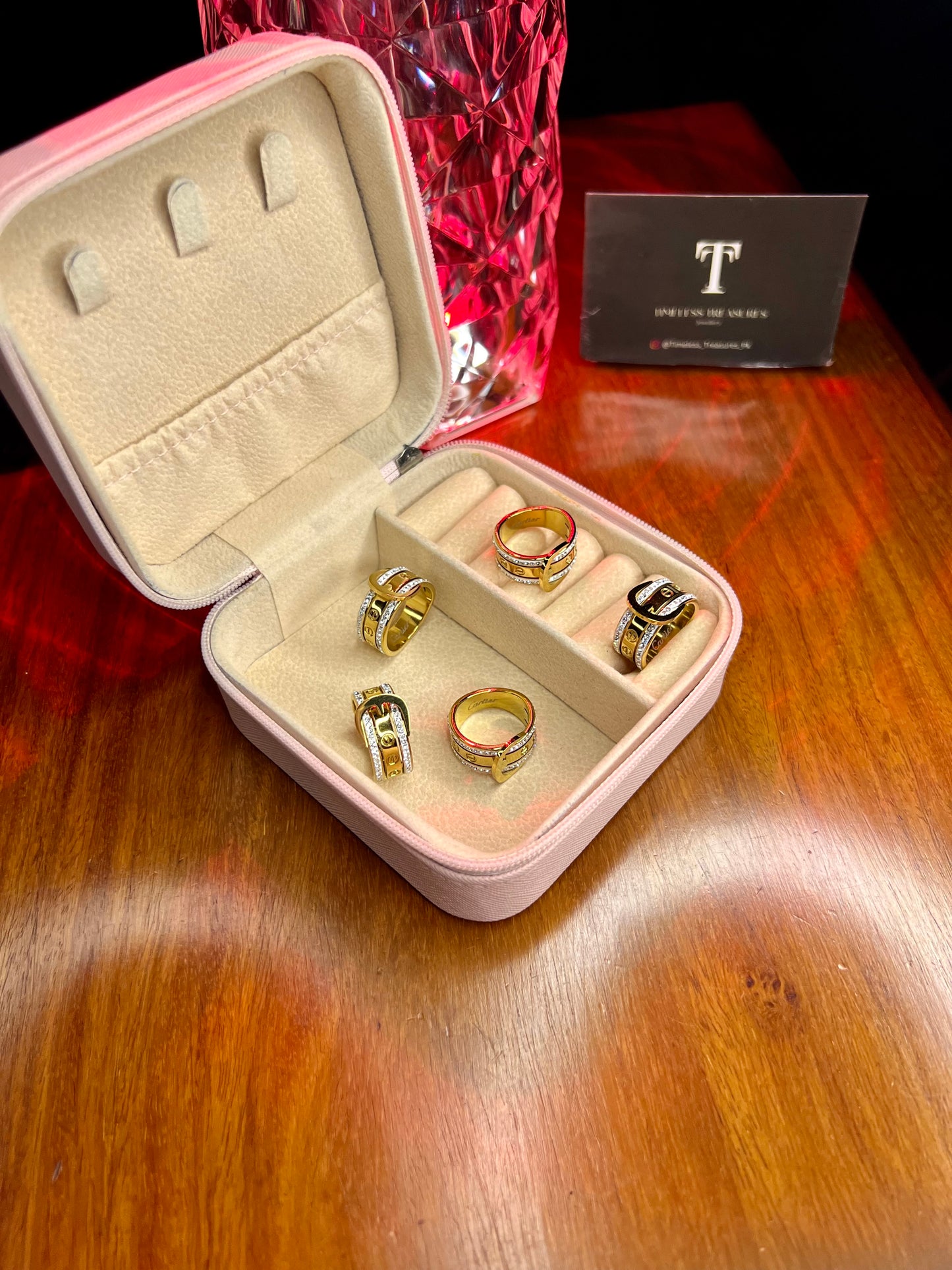 Premium Quality Stainless Steel 18k Luna Flow Ring