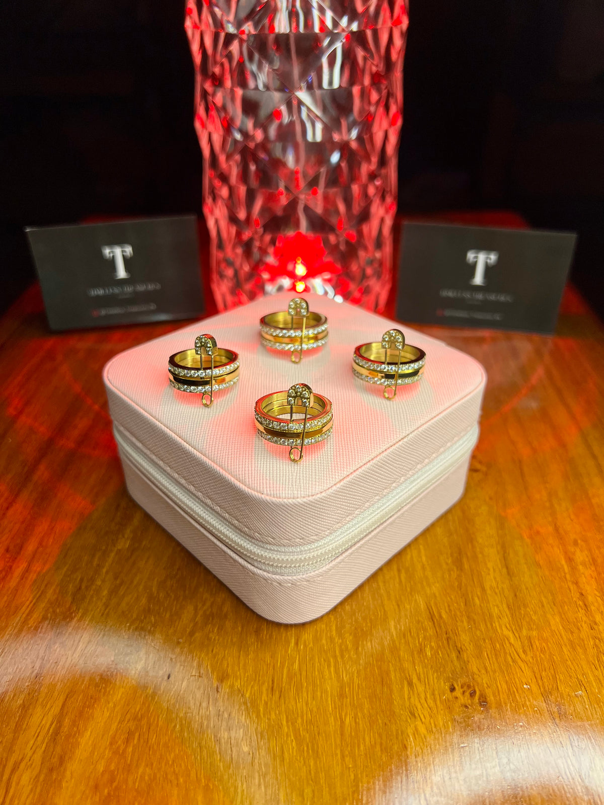 Premium Quality Stainless Steel 18k Elite Prism Ring