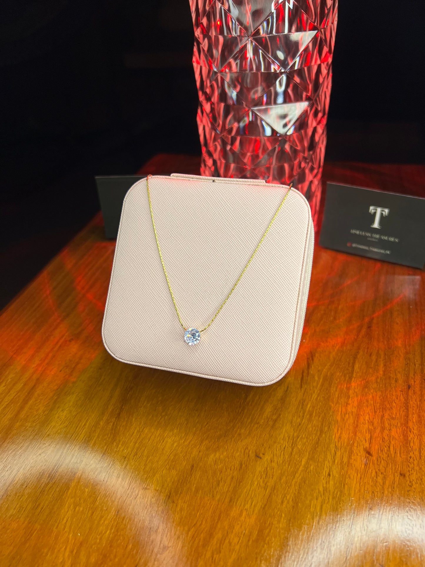 Premium Quality Stainless Steel 18k Diamond Cut Necklace