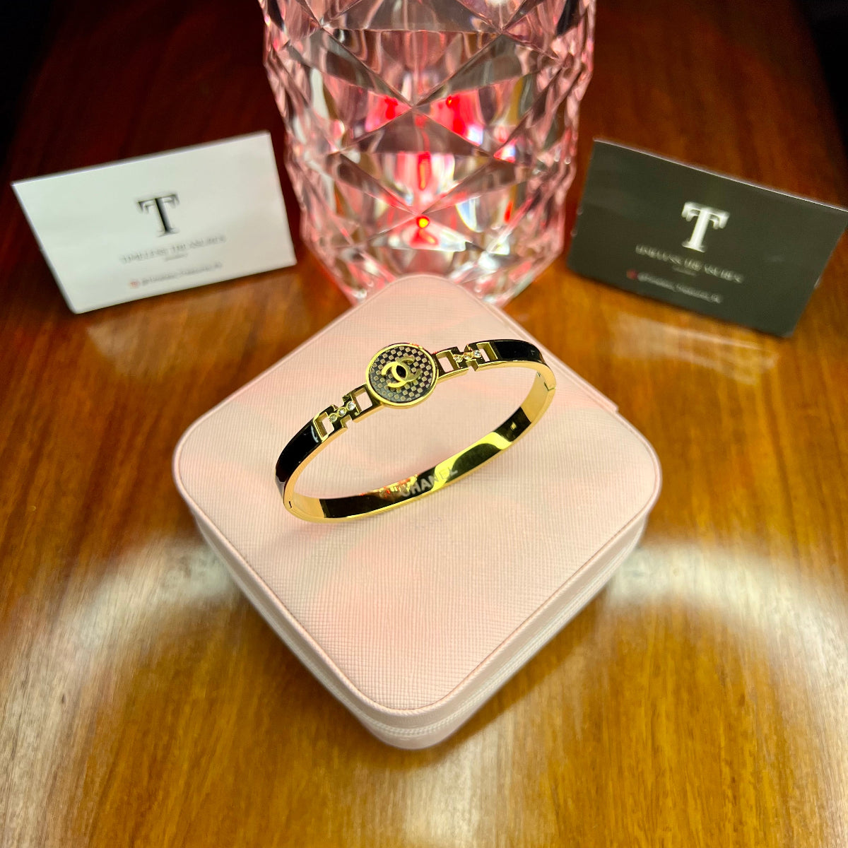 Premium Quality Stainless Steel 18k Chanel Luxury Handcuff