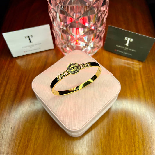 Premium Quality Stainless Steel 18k Chanel Luxury Handcuff