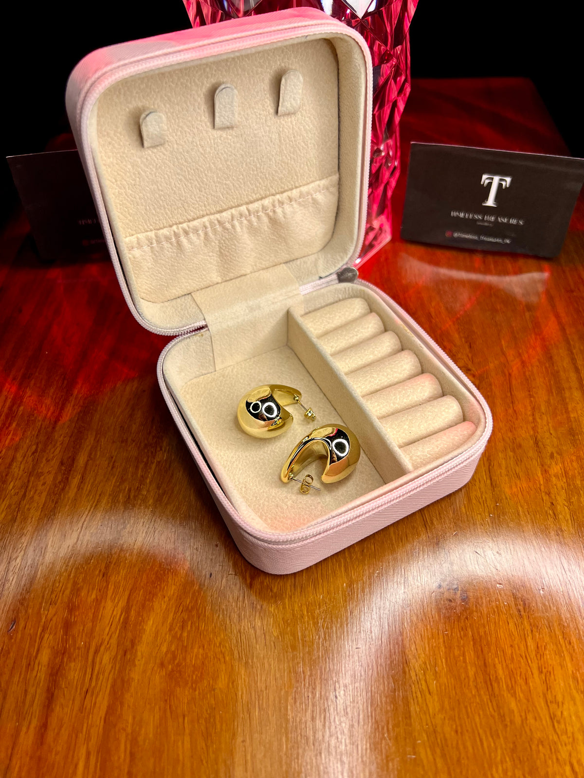 Premium Quality Golden Plastic Hoops D2