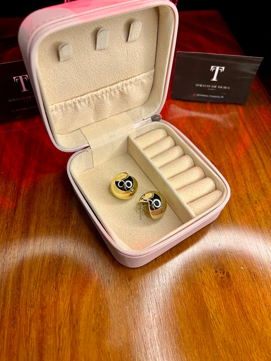 Premium Quality Golden Plastic Hoops D4