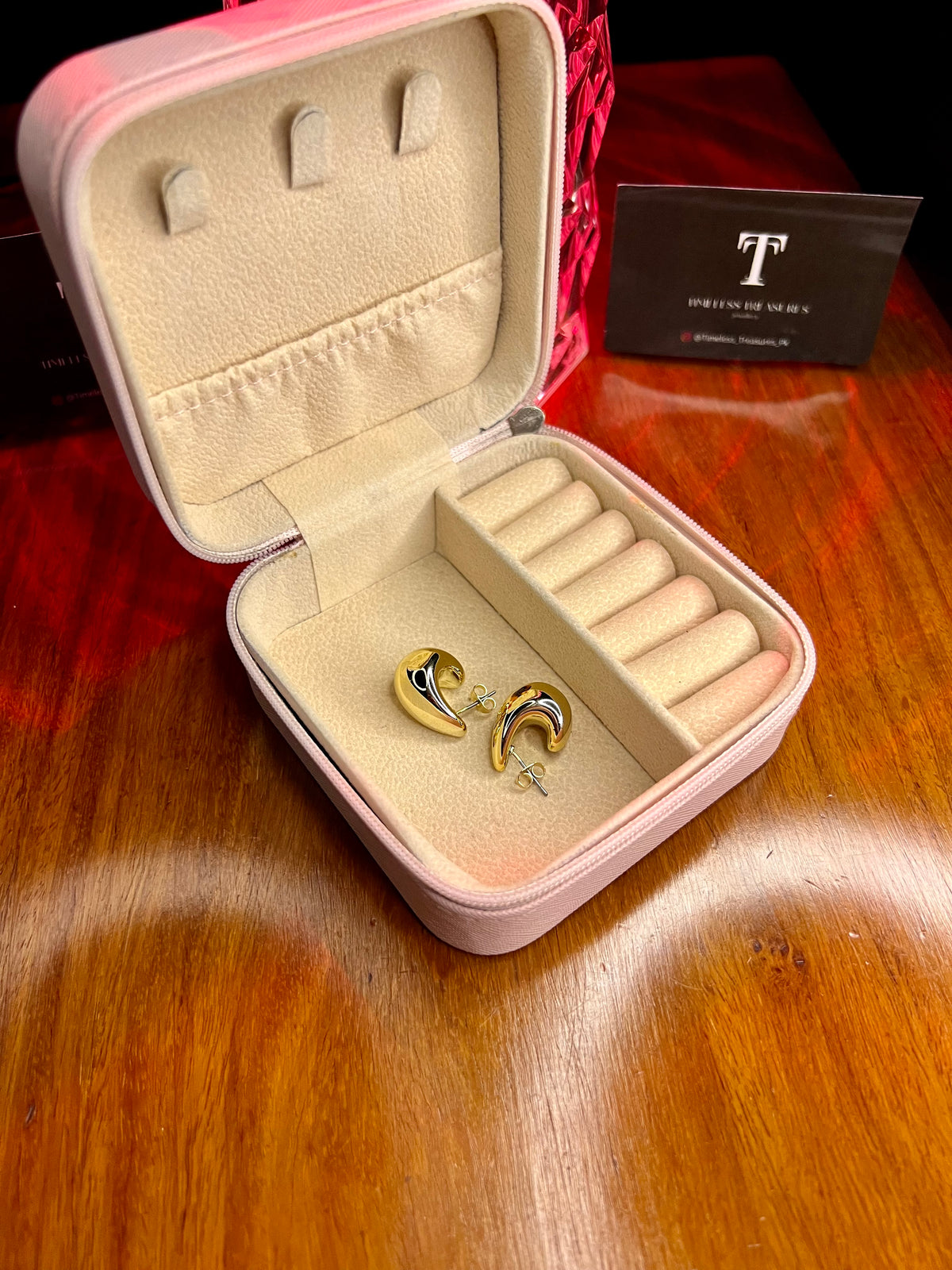 Premium Quality Golden Plastic Hoops D3