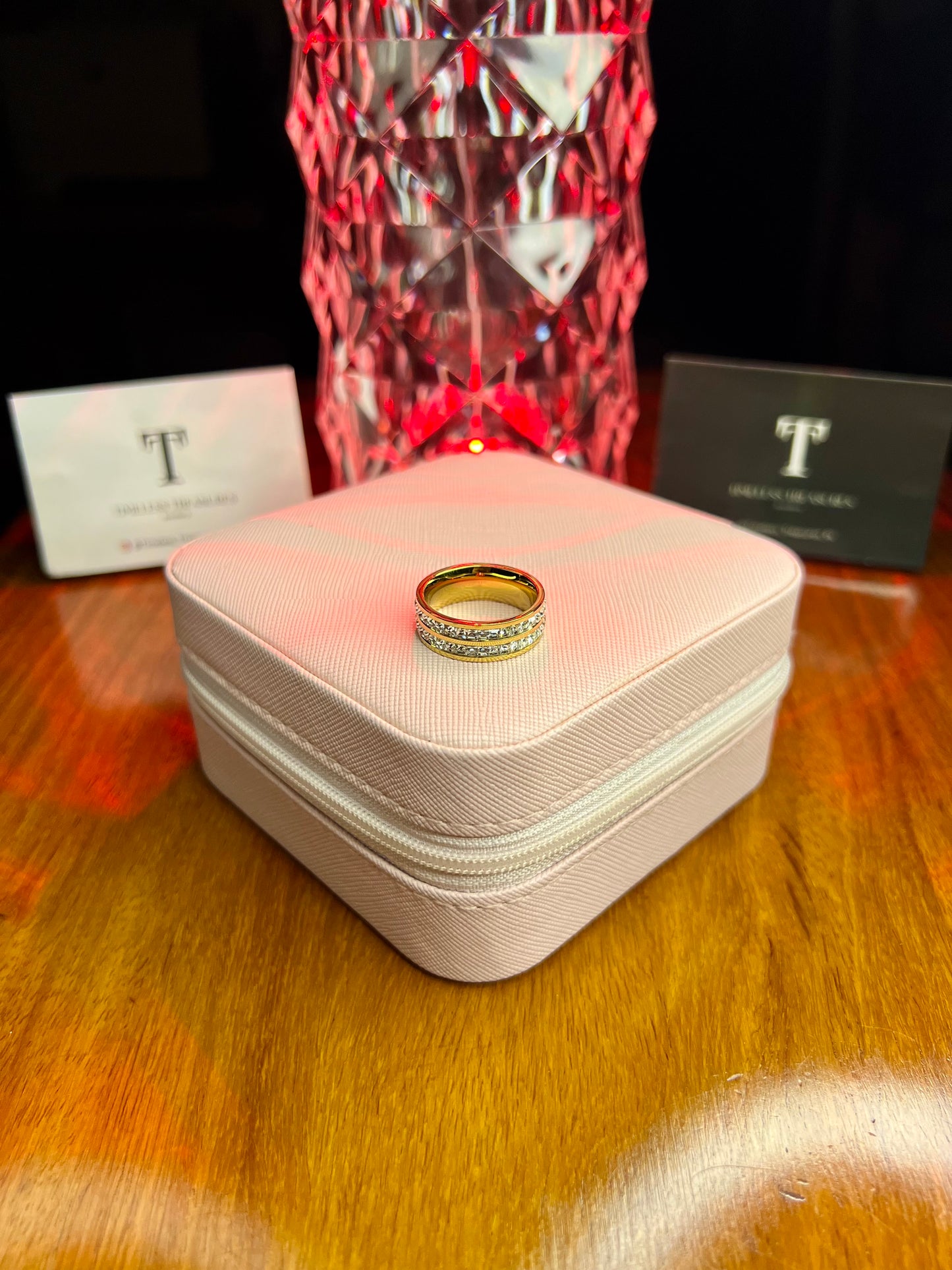 Premium Quality Stainless Steel 18k Gold Plated Rings Collection