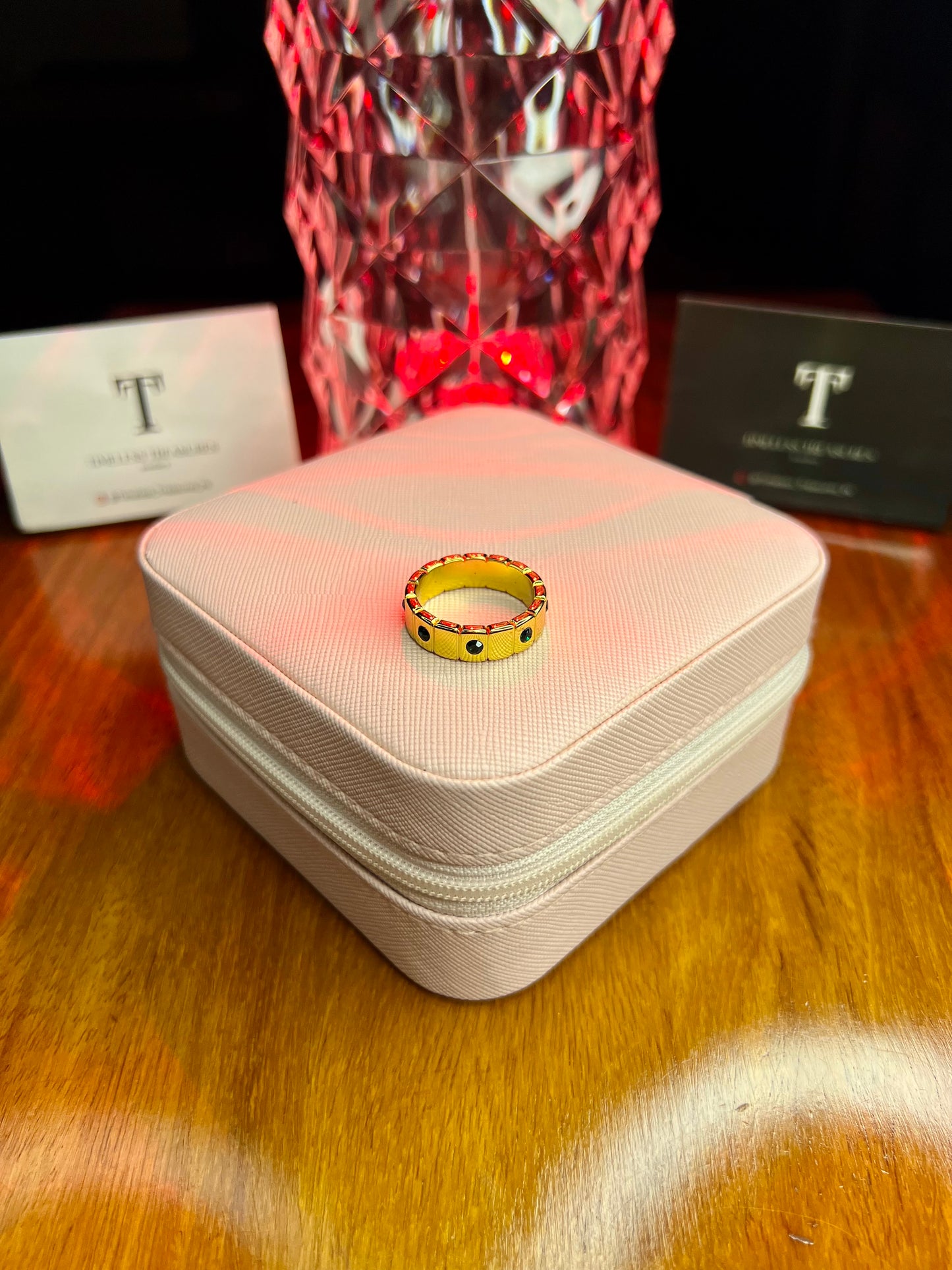 Premium Quality Stainless Steel 18k Gold Plated Rings Collection