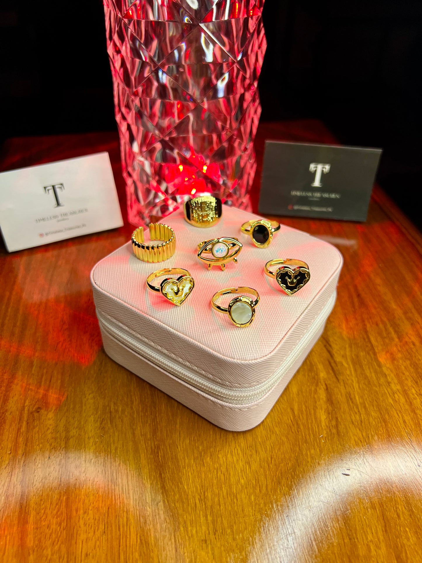Premium Quality Stainless Steel 18k Gold Plated Rings