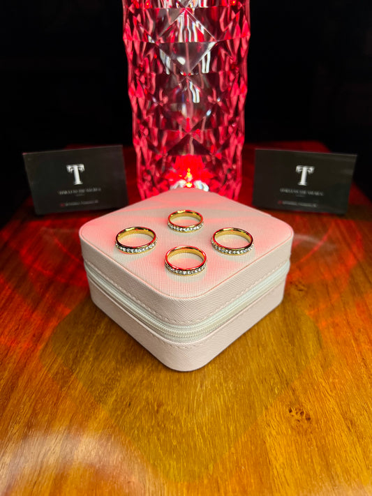Premium Quality Stainless Steel 18k Solara Shine Ring