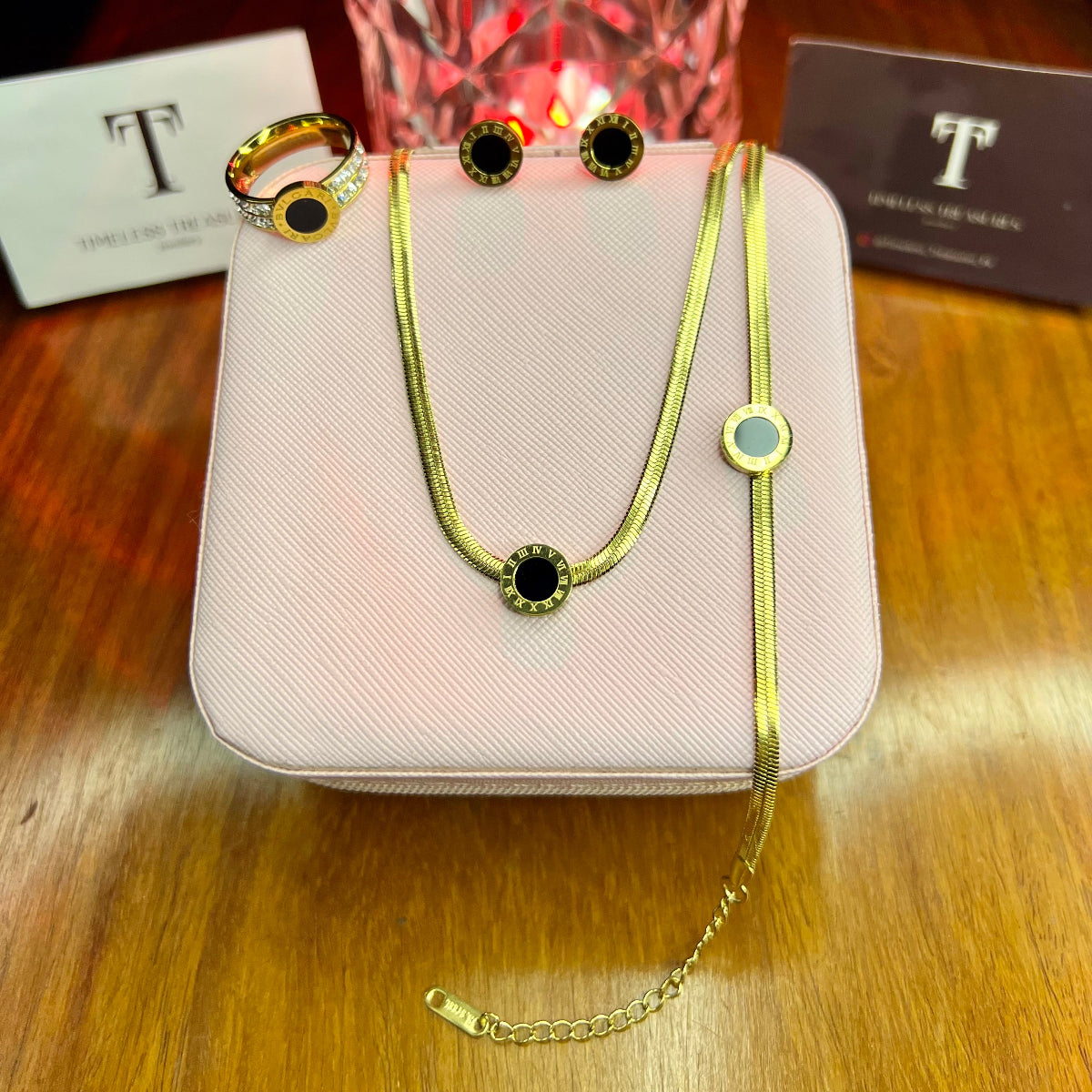 Premium Quality Stainless Steel 18k Roman 4pc Set