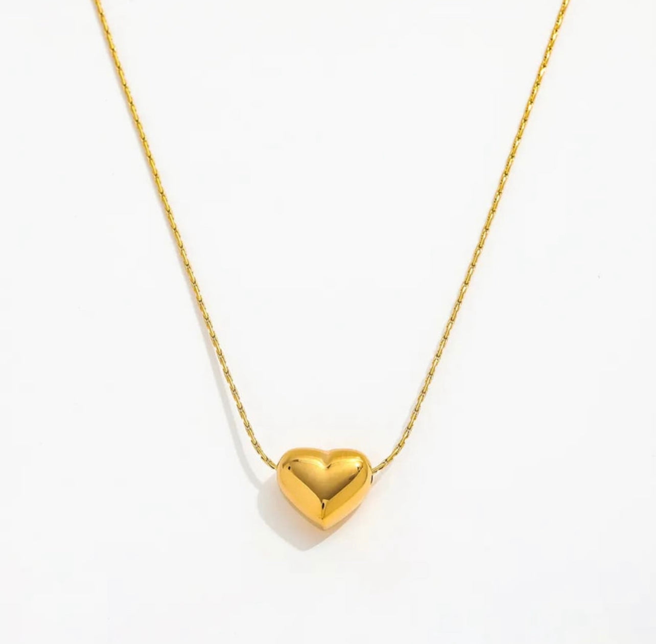 Premium Quality Stainless Steel 18k Divine Heart Classic Pendant