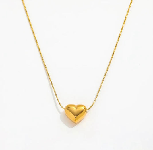 Premium Quality Stainless Steel 18k Divine Heart Classic Pendant