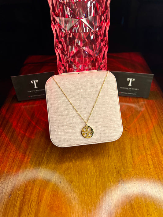 Premium Quality Stainless Steel 18k Golden Burch Luxury Necklace