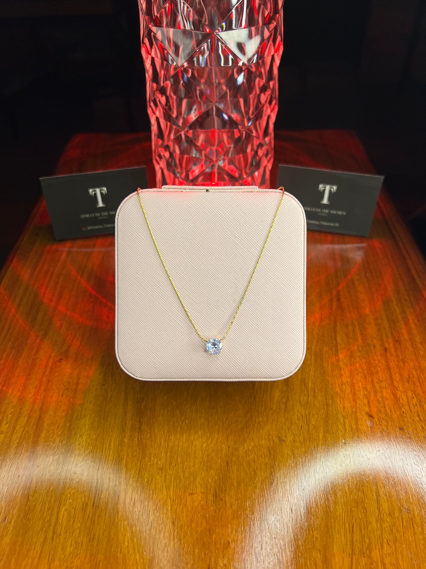 Premium Quality Stainless Steel 18k Diamond Cut Necklace
