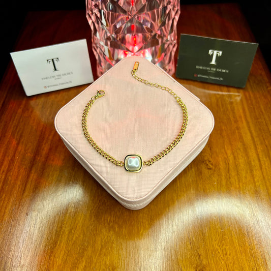 Premium Quality Stainless Steel 18k pearl Bracelet