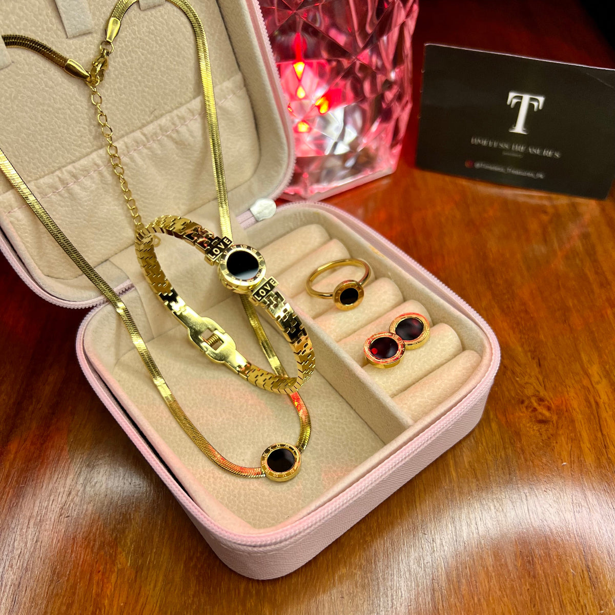 Premium Quality Stainless Steel 18k Roman 4pc Complete Set