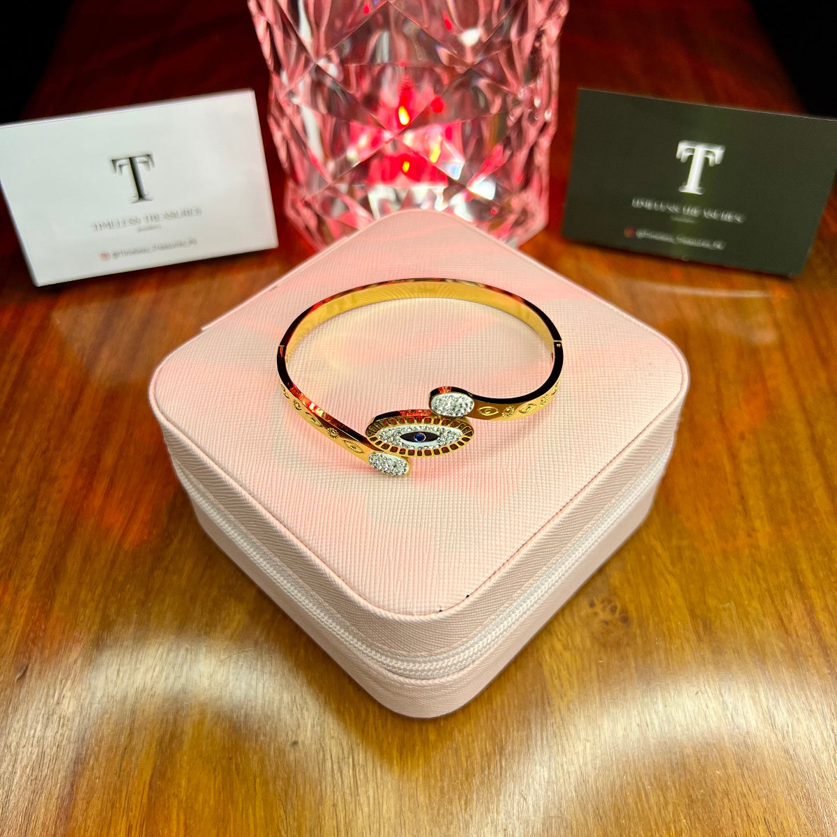 Premium Quality Stainless Steel 18k Divine Curvy Handcuff
