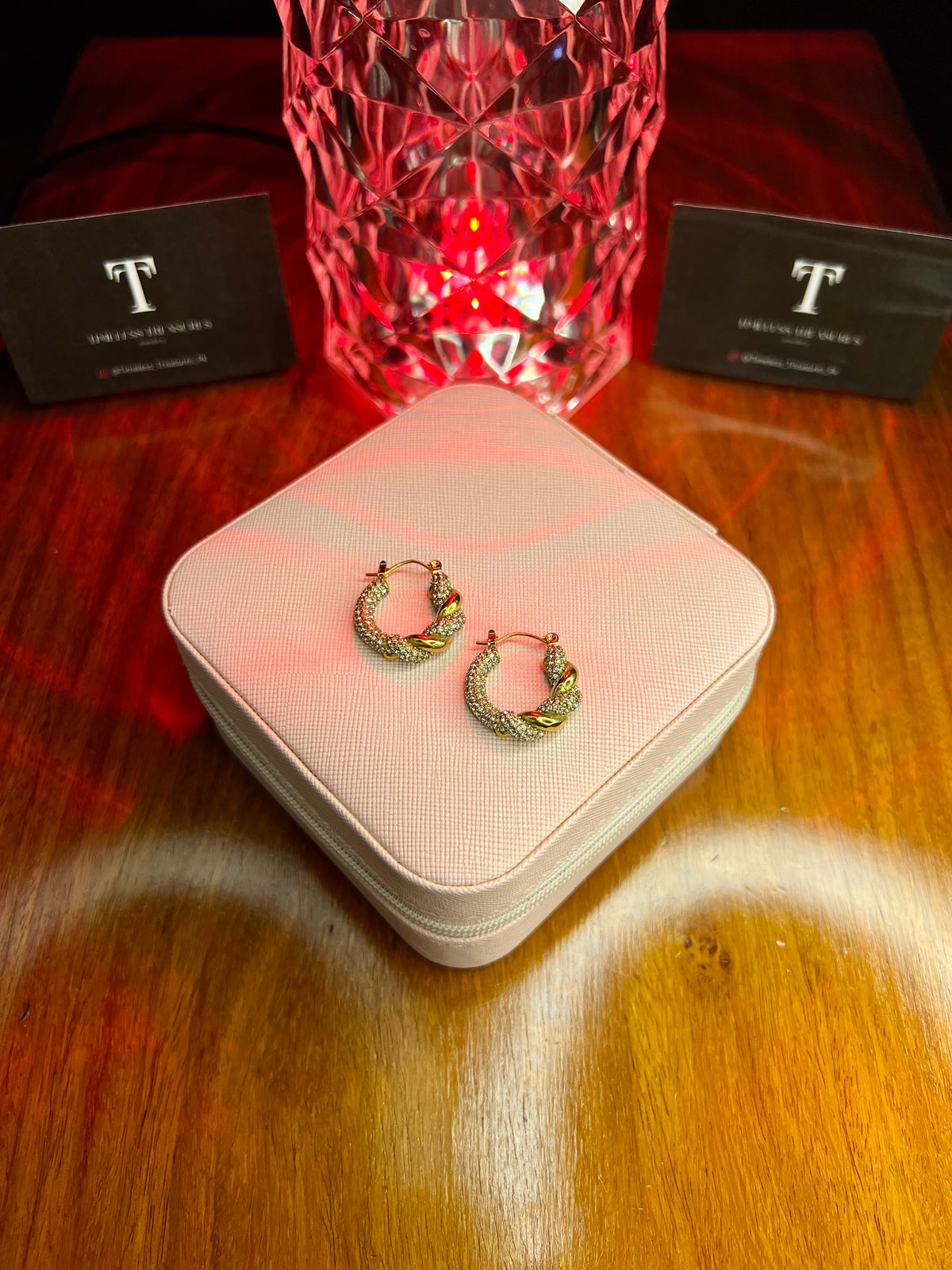 Premium Quality Stainless Steel 18k Royal Elegance Earrings